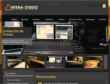 Tablet Screenshot of antenastudio.com